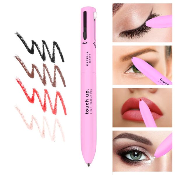 4-in-1 Makeup Pen (eye Liner, Brow Liner, Lip Liner, & Highlighter)touch Up