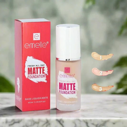 Emelie Liquid Matte Foundation 40ml